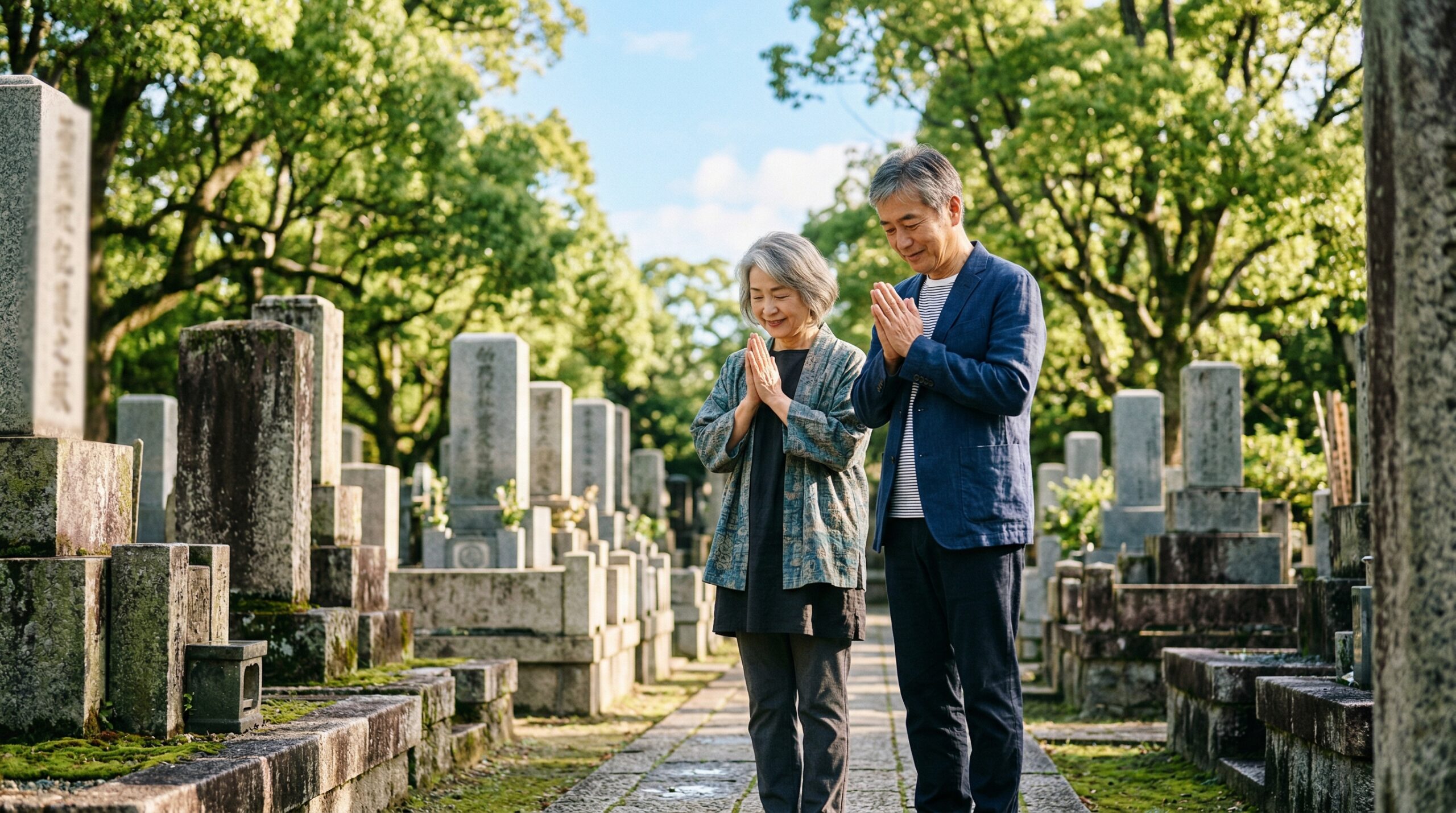 遺骨を移動する際の判断ができて喜んでいる家族