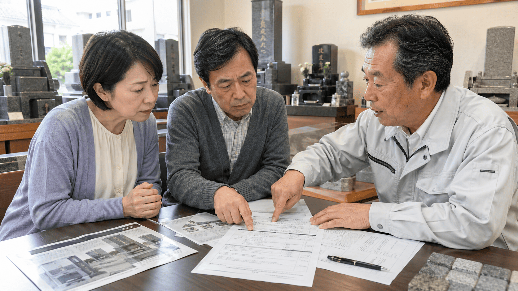 お墓づくりで気をつけるべきことを示すイメージ写真