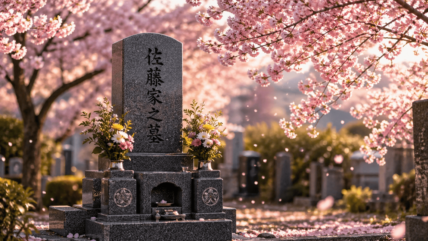 お墓の開眼供養・納骨のイメージ写真