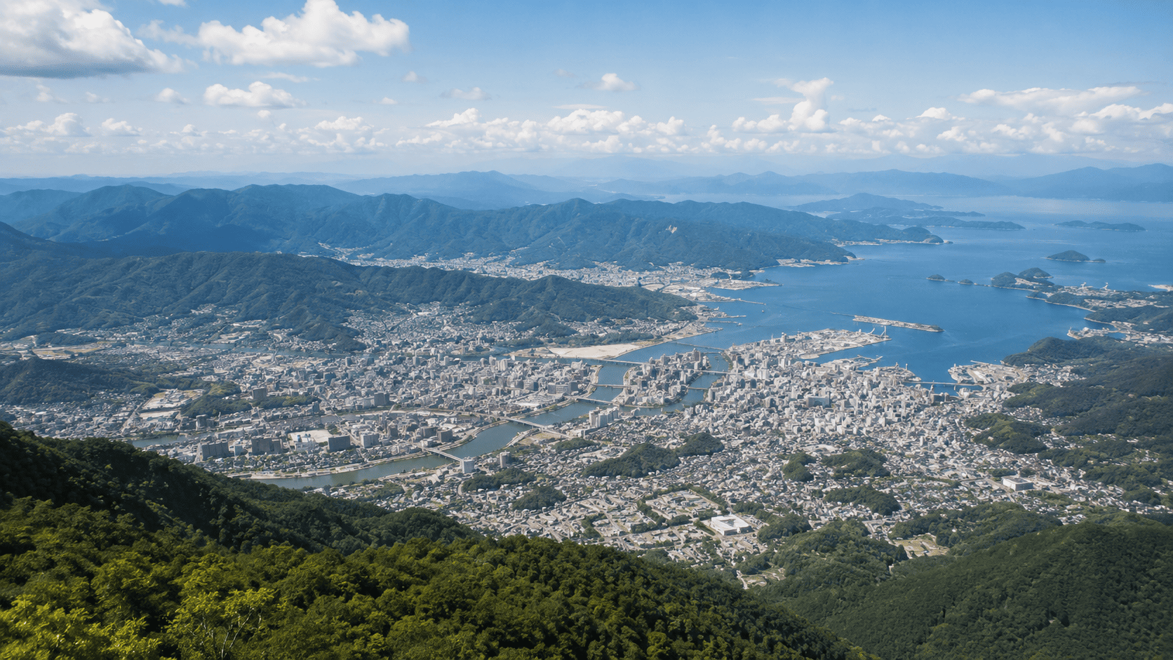 安佐北区を拠点に広島市・東広島・安芸高田・呉などへ広がるお墓参り代行の対応エリアマップ